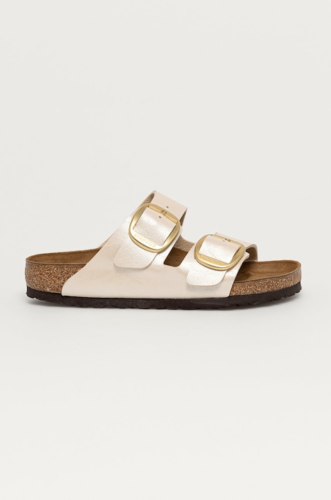 Birkenstock Klapki damskie kolor kremowy