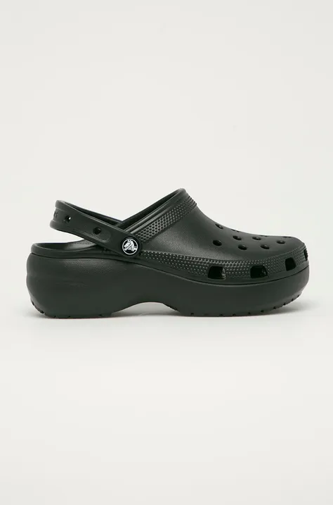 Шлепанцы Crocs Classic Platform Clog женские цвет чёрный 206750