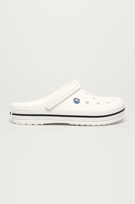 Šľapky Crocs Crocband pánske, biela farba, 11016