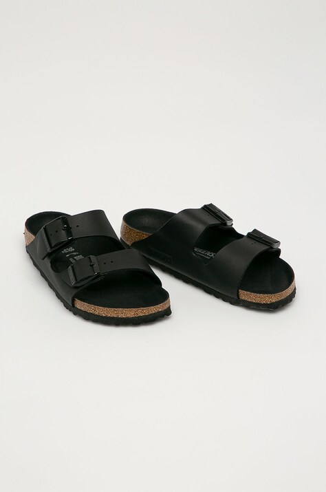 Шльопанці Birkenstock Arizona — SS21-KLU003, чорний — фото 2