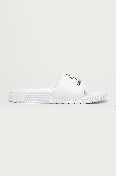 Converse papuci Slide culoarea alb 171215C