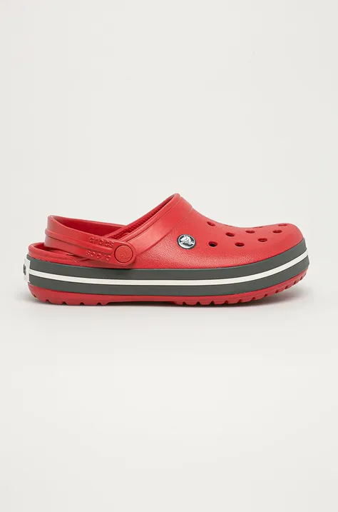 Pantofle Crocs Crocband červená barva, 11016