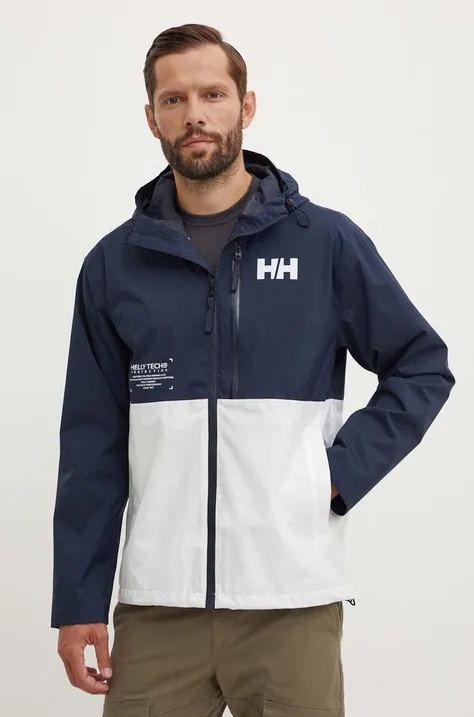 Helly Hansen jacket men's navy blue color