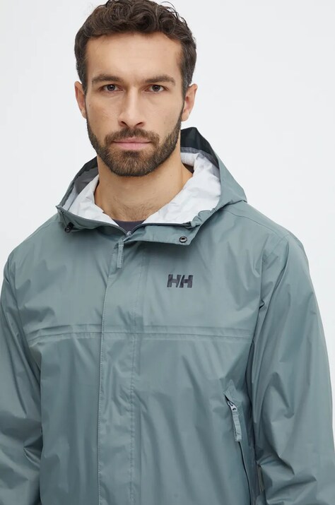 Helly Hansen kurtka przeciwdeszczowa Loke męska kolor turkusowy 62252