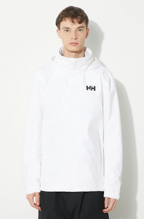 Helly Hansen outdoor jacket Dubliner white color