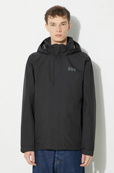 Helly Hansen outdoor jacket Dubliner black color