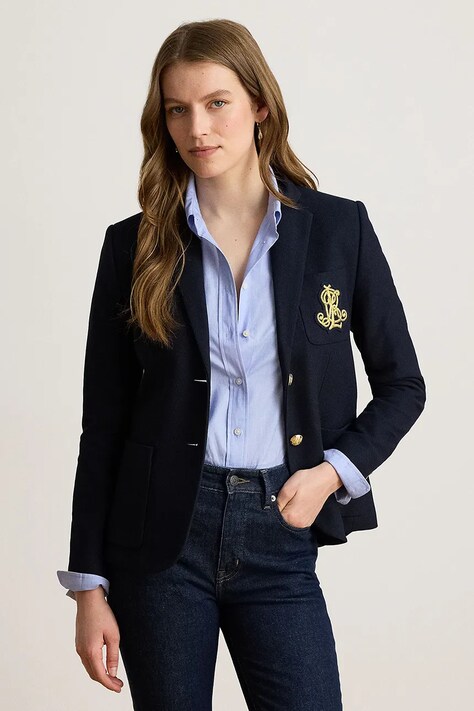 Sako Lauren Ralph Lauren tmavomodrá barva, 200797305005