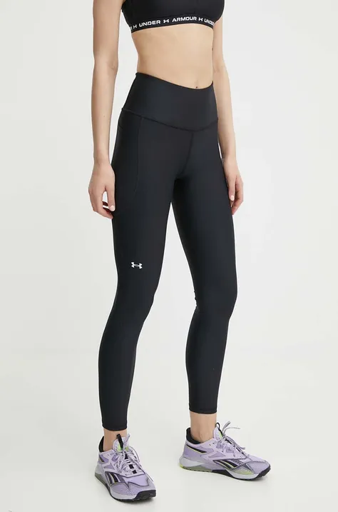 Nohavice Under Armour dámske, čierna farba, jednofarebné, 1365336