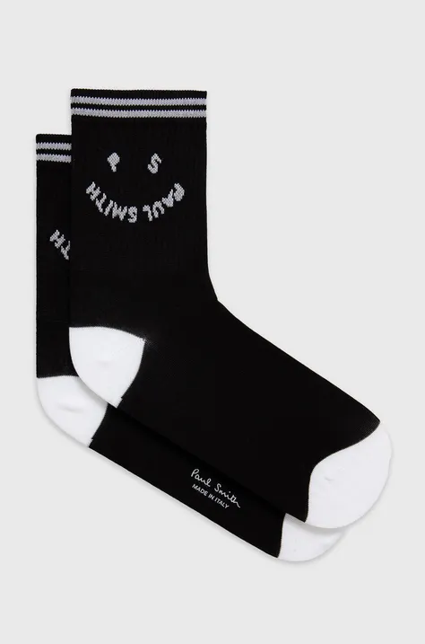 Κάλτσες PS Paul Smith γυναικείες, χρώμα: μαύρο