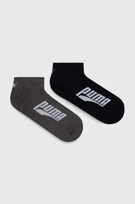 Ponožky Puma (2-pack) pánské, bílá barva, 907949