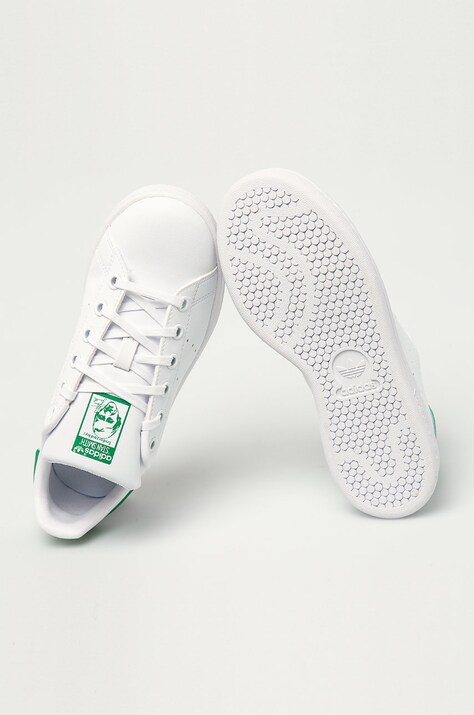 Дитячі черевики adidas Originals — SS21-OBK04G, білий — фото 4