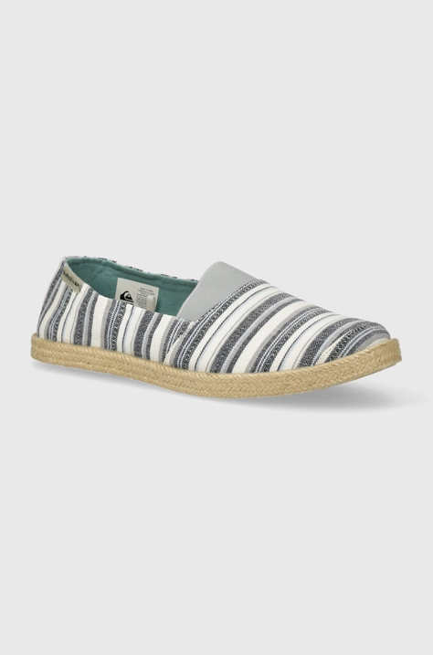 Espadrile Quiksilver siva barva