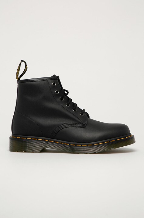Dr. Martens bocanci de piele 101 culoarea negru DM26409001.101-Black