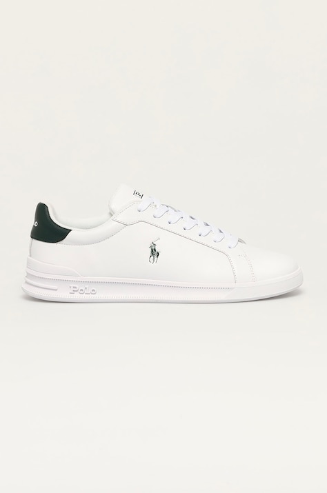 Polo Ralph Lauren Ghete de piele culoarea alb