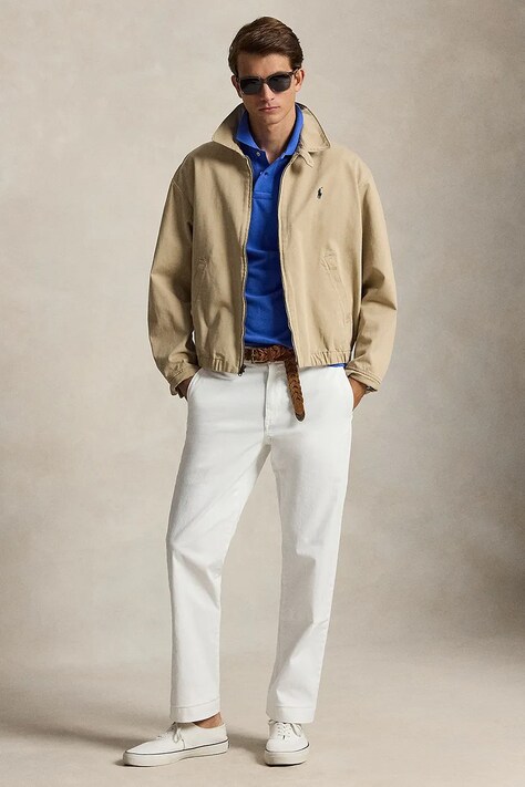 Polo Ralph Lauren polo męskie bawełniane niebieskie 710536856