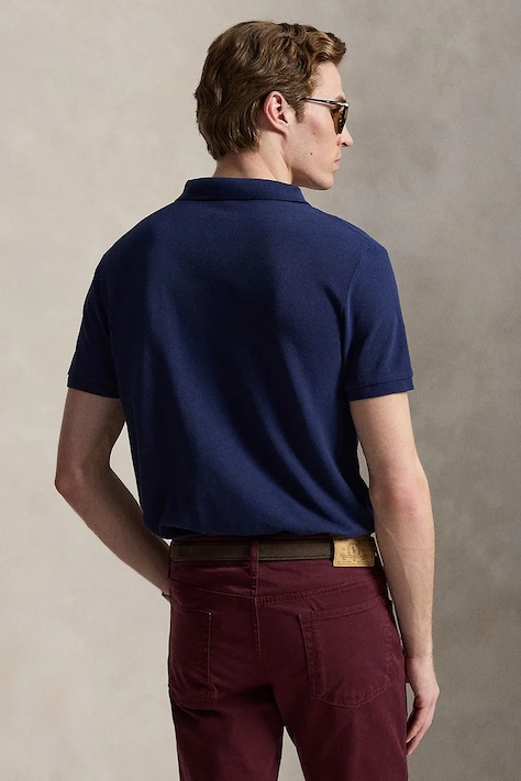Polo Ralph Lauren Polo in cotone da uomo blu navy 710536856