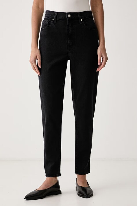 Levi's Tapered kavbojke ženske YOUTH HIGH WAISTED TAPER črne 26986-0006