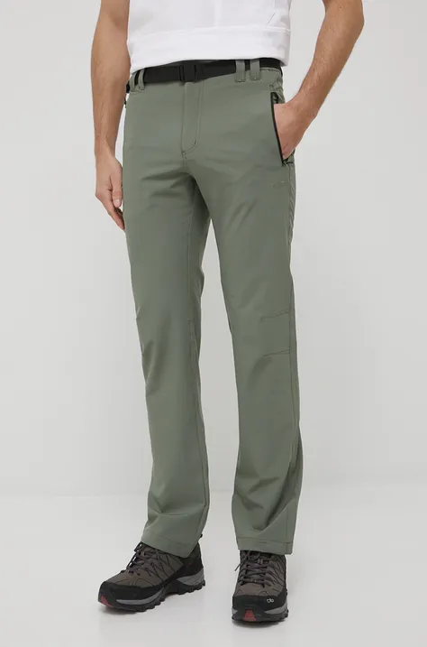 CMP spodnie męskie kolor zielony proste