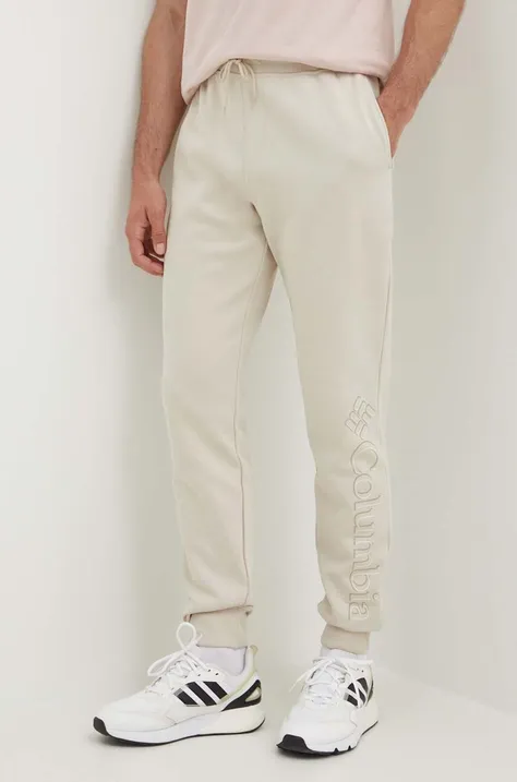 Спортивные штаны Columbia мужские цвет бежевый однотонные 1911601-010