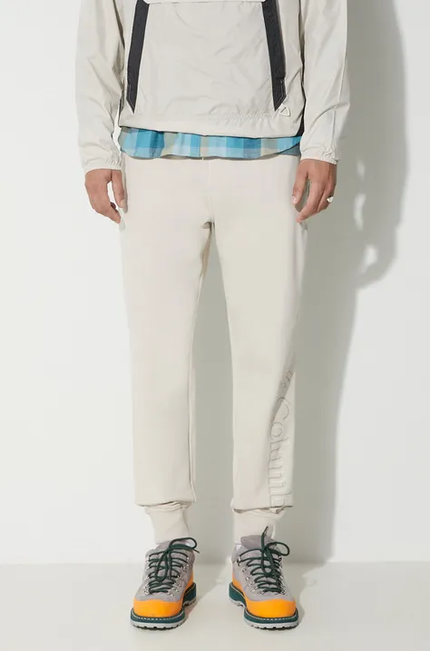 Спортивные штаны Columbia мужские цвет бежевый однотонные 1911601-010