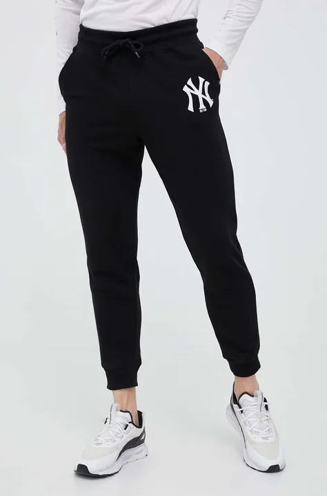 Спортивні штани 47brand колір чорний з принтом