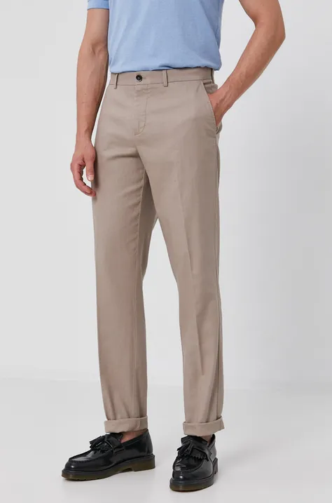 Παντελόνι Sisley ανδρικό, χρώμα: γκρι