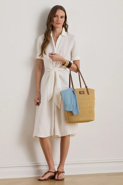 Lauren Ralph Lauren Sukienka 200831364001 kolor biały