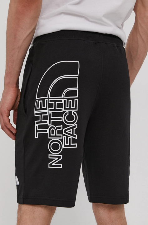 The North Face Pantaloni scurți bărbați, culoarea negru