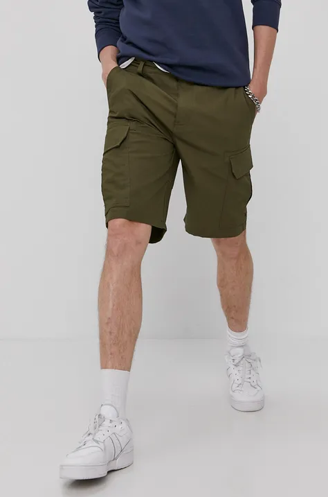 Kratke hlače Dickies za muškarce, boja: zelena, DK0A4XEDMGR-MILITARYGR