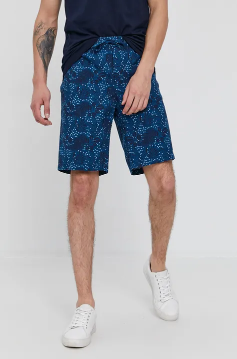 Kratke hlače Sisley za muškarce, boja: plava