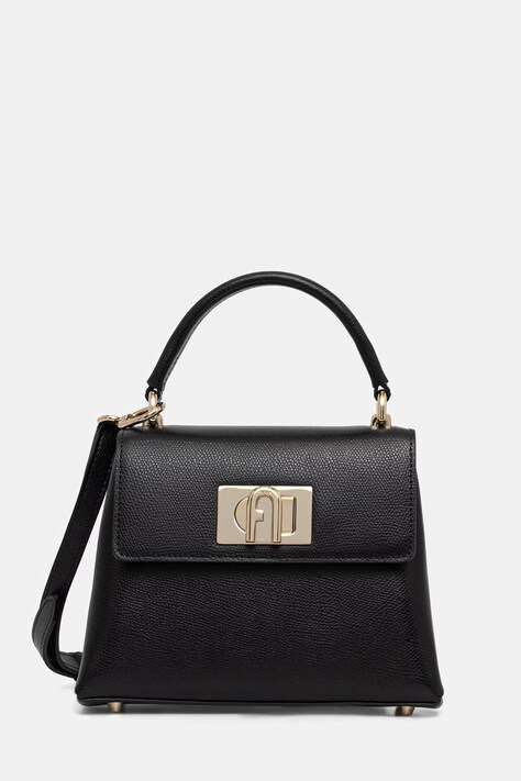 Furla torebka crossbody damska skórzana 1927 Mini Top Handle czarna WB00109 ARE000 O6000