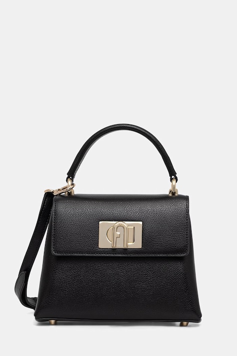 Furla torebka crossbody damska skórzana 1927 Mini Top Handle czarna WB00109 ARE000 O6000