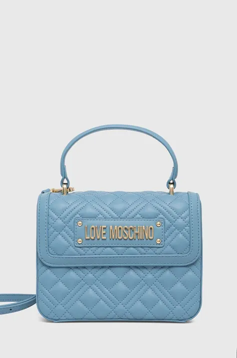 Love Moschino torebka kolor niebieski
