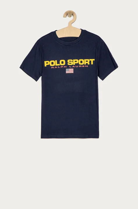 Παιδικό μπλουζάκι Polo Ralph Lauren χρώμα: ναυτικό μπλε