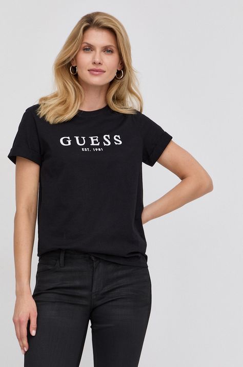 Pamučna majica Guess