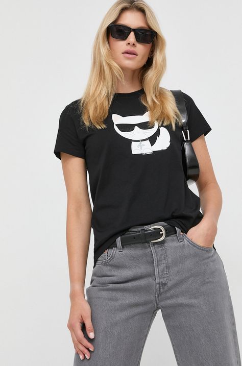 Karl Lagerfeld - T-shirt 210W1723