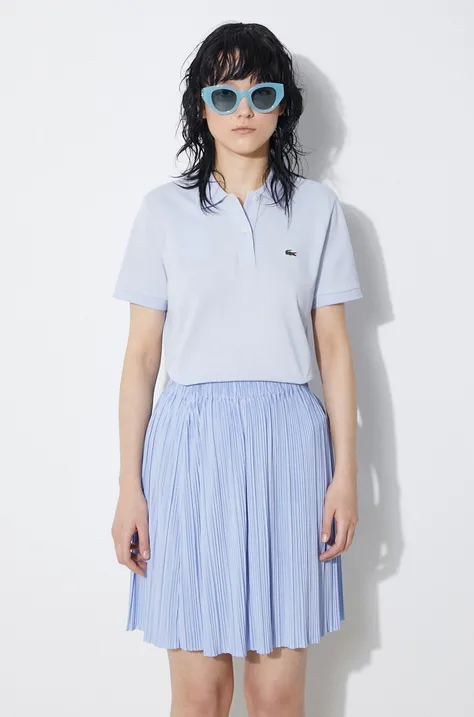 Lacoste t-shirt in cotone colore blu