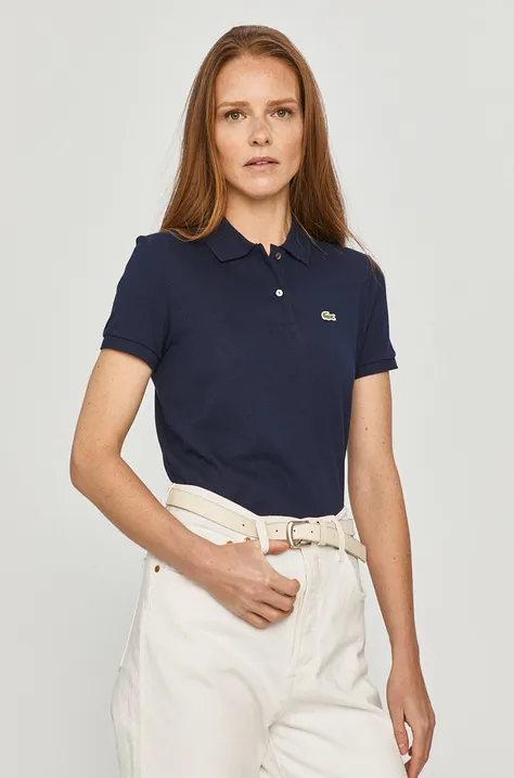 Lacoste cotton t-shirt navy blue color