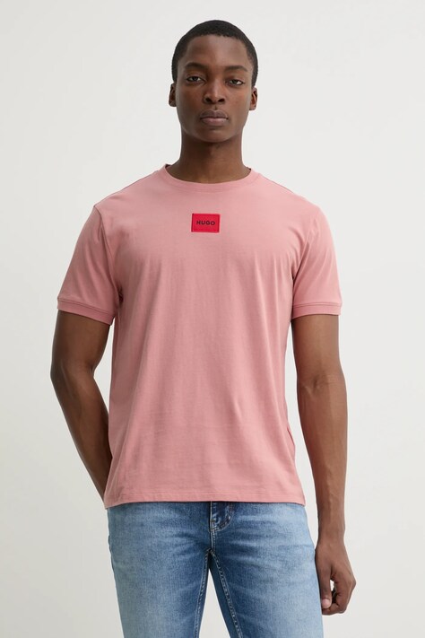 HUGO tricou din bumbac bărbați, cu imprimeu, 50447978