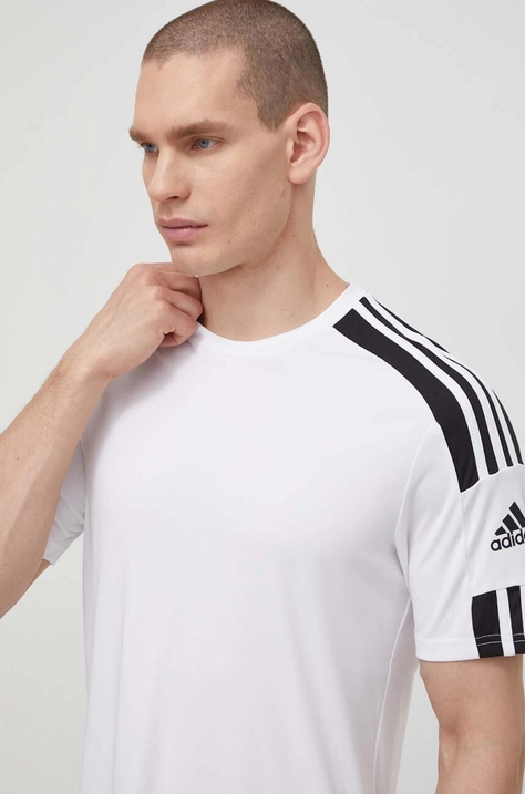 Тениска adidas Performance GN5723 мъжка в бяло с изчистен дизайн GN5723