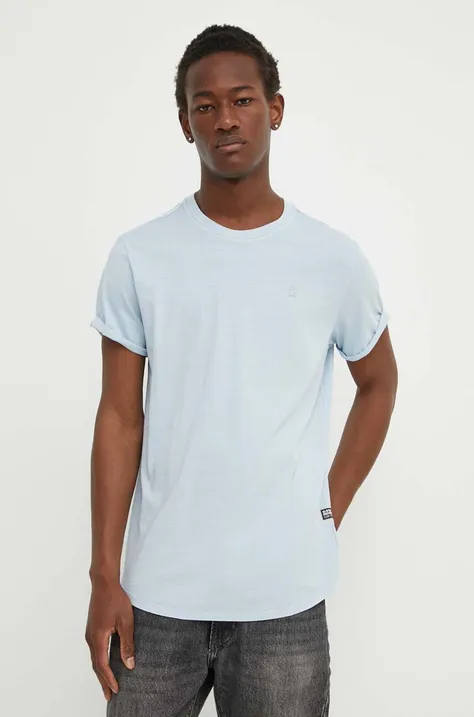 G-Star Raw t-shirt bawełniany x Sofi Tukker męski kolor niebieski gładki