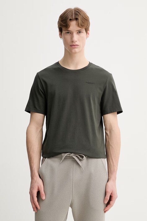 G-Star Raw t-shirt męski kolor zielony gładki