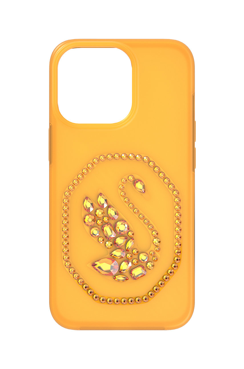 Чохол на телефон Swarovski iPhone 13 колір жовтий