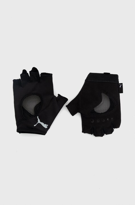 Puma rękawiczki treningowe  Gym gloves kolor czarny 041773