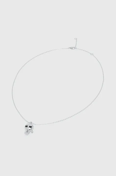 Karl Lagerfeld srebrni choker