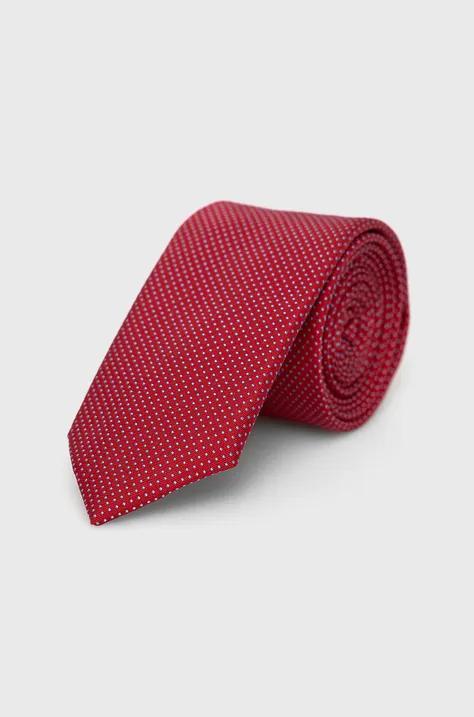 Hugo Cravată culoarea rosu