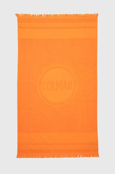 Хлопковое полотенце Colmar цвет оранжевый