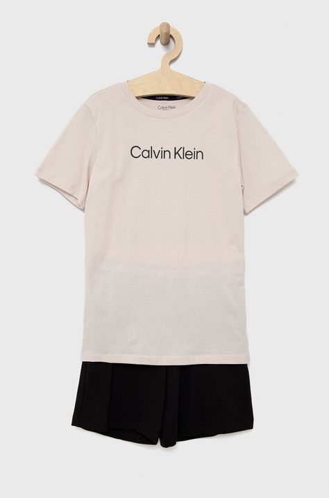 Детска памучна пижама Calvin Klein Underwear