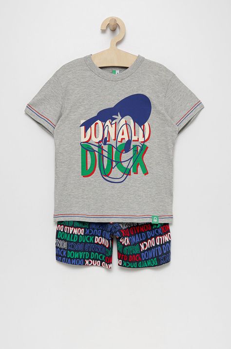 United Colors of Benetton pijamale de bumbac pentru copii