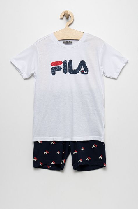 Детска памучна пижама Fila